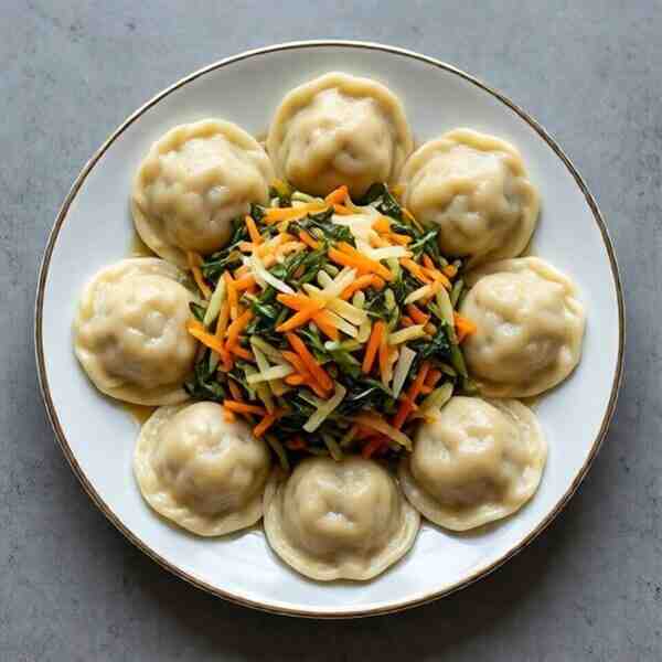 Вареники с капустой Весенние