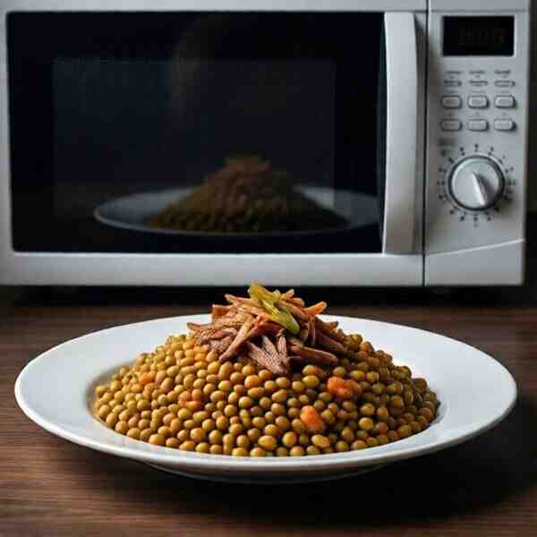 Гороховопшенная каша с тушенкой