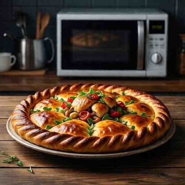 Греческий деревенский пирог с курицей