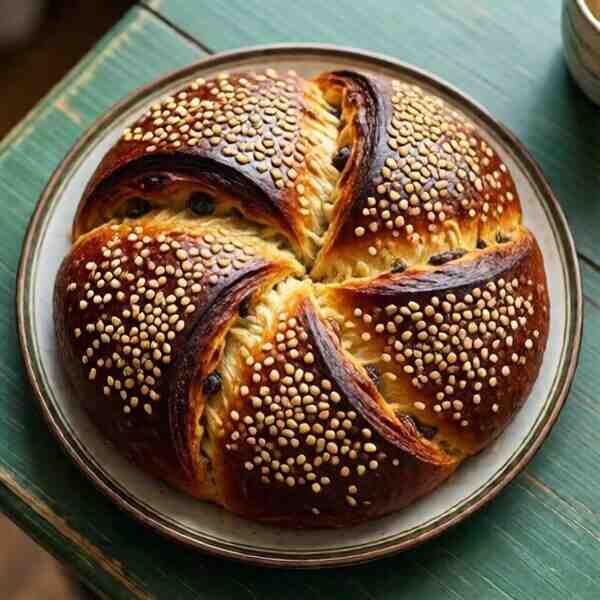 Домашний хлеб с семечками