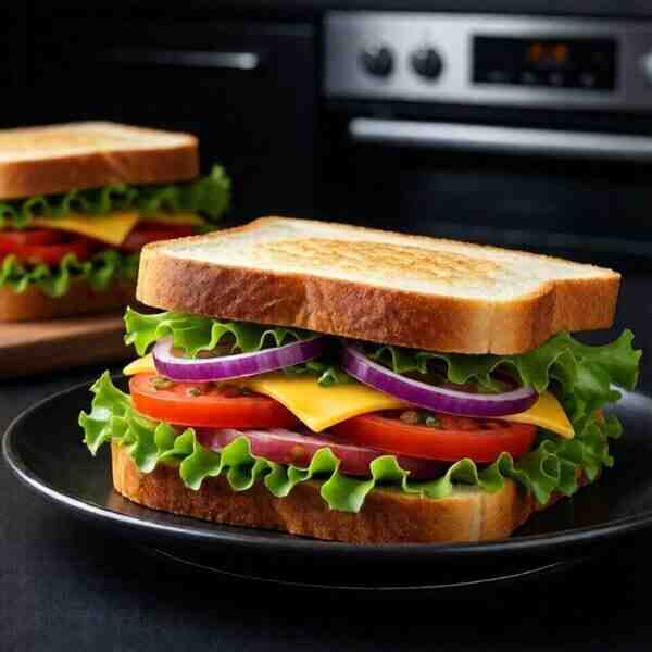 Закрытые бутерброды Вкусный завтрак