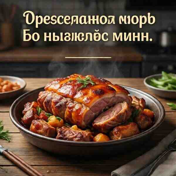 Запеченное прессованное мясо Для настоящих мужчин