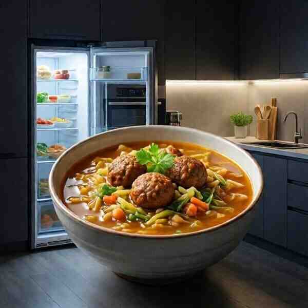 Капустный суп с фрикадельками