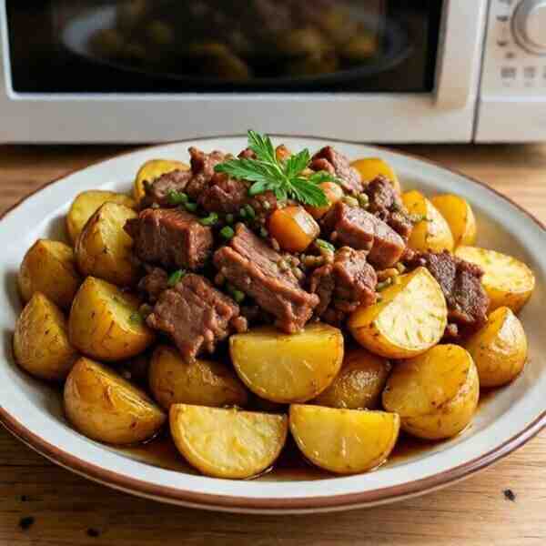 Картофель с мясом Ленивая Саша