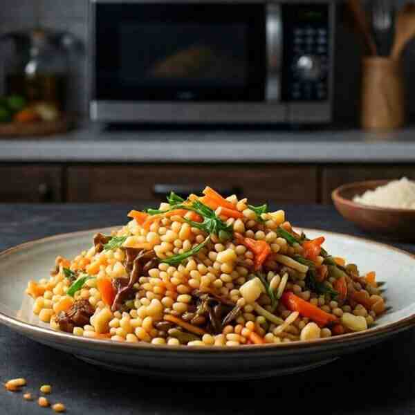Каша пшенная с квашеной капустой