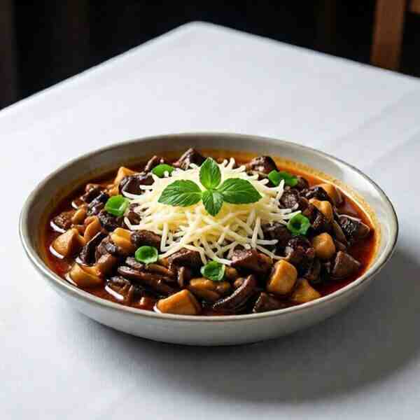 Киш с грибами и сыром