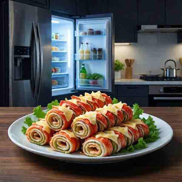 Крабовые рулетики с сыром