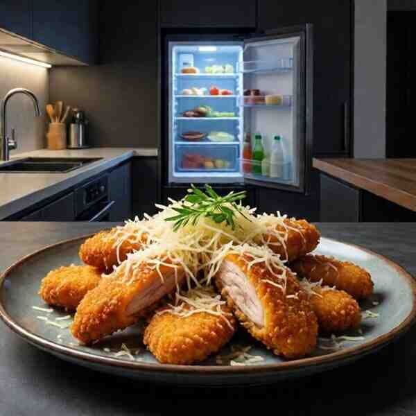 Куриные нагетсы с пармезаном