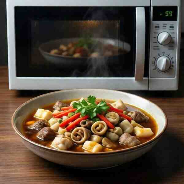Куриный бульон с клёцками из сушек