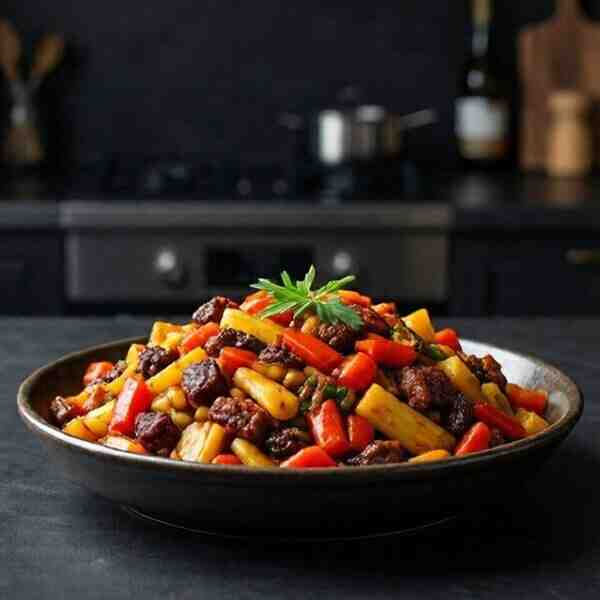 Кускус с запеченными овощами