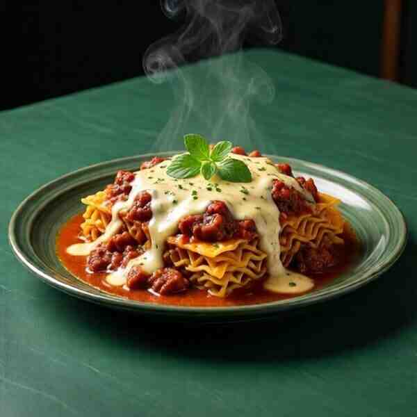 Лазанья с рагу Болоньез и соусом Бешамель