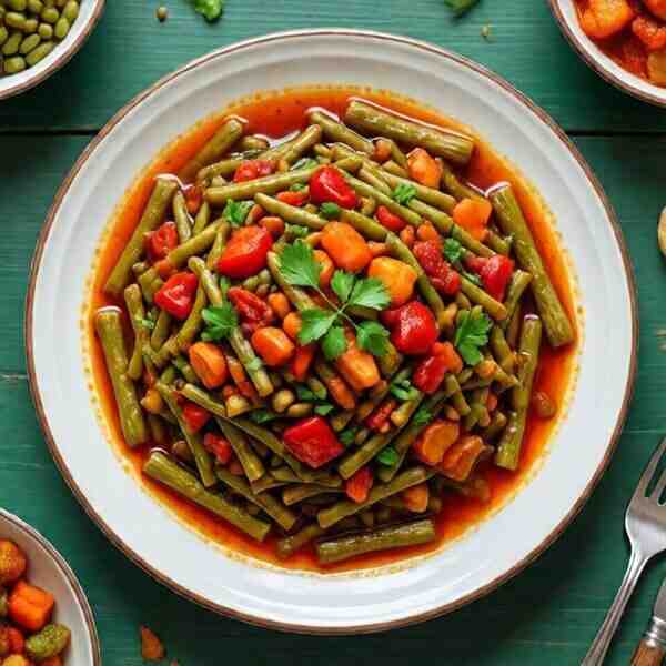 Лобио из стручковой фасоли 1