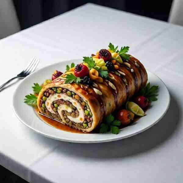 Маковый рулет с яичным ликёром