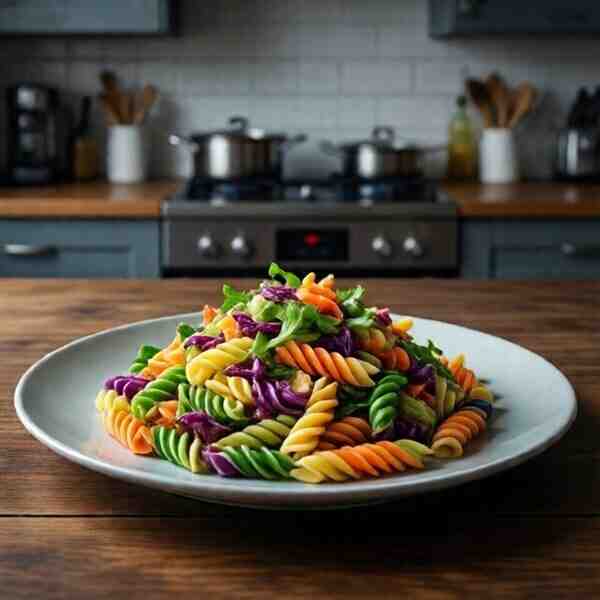 Морской салат с пастой Rainbow