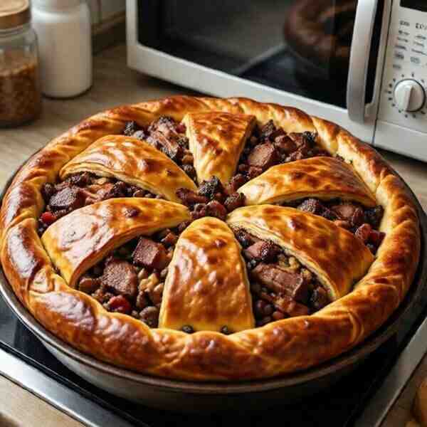 Мясной пирог без теста