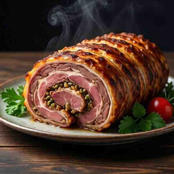 Мясной рулет Минутка