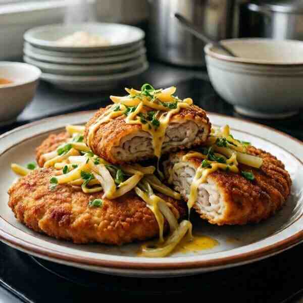 Отбивные с луком и горчицей