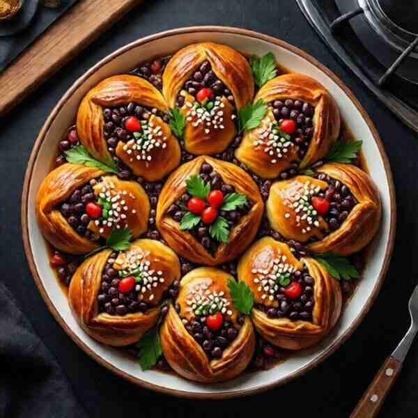 Постный пирог Луковник на рисовом отваре
