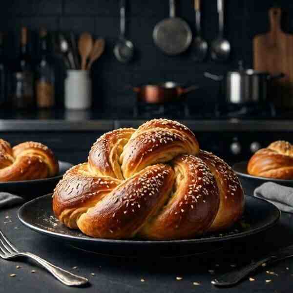 Рогалики из теста для халы