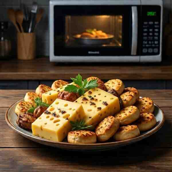 Сырное фондю с сухариками