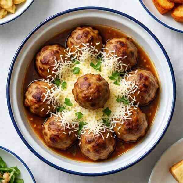 Тефтели из куриного мяса с сыром