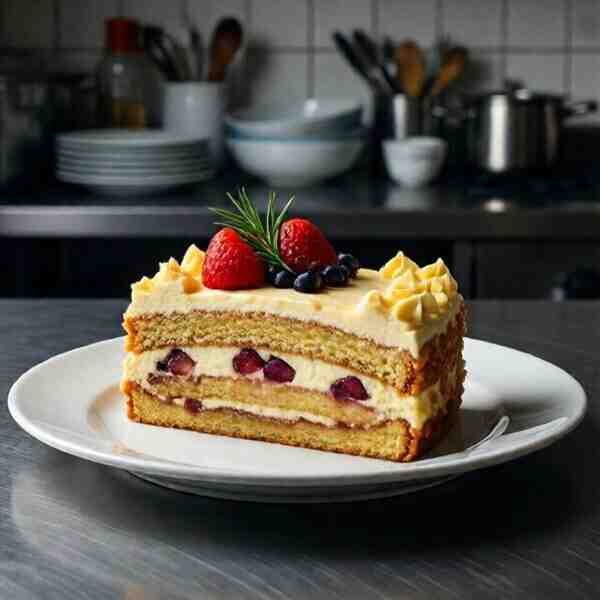 Торт Наполеон со вкусом крембрюле