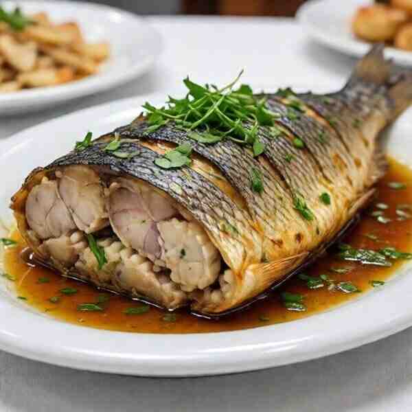 Фаршированная скумбрия без костей