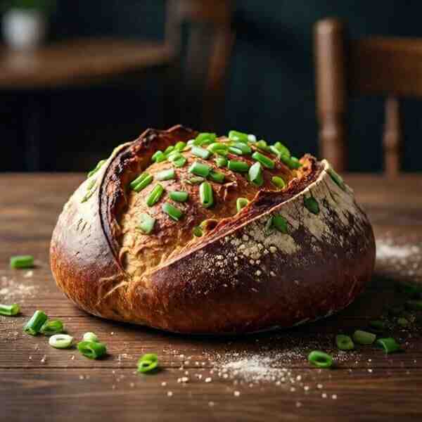 Хлеб домашний с луком