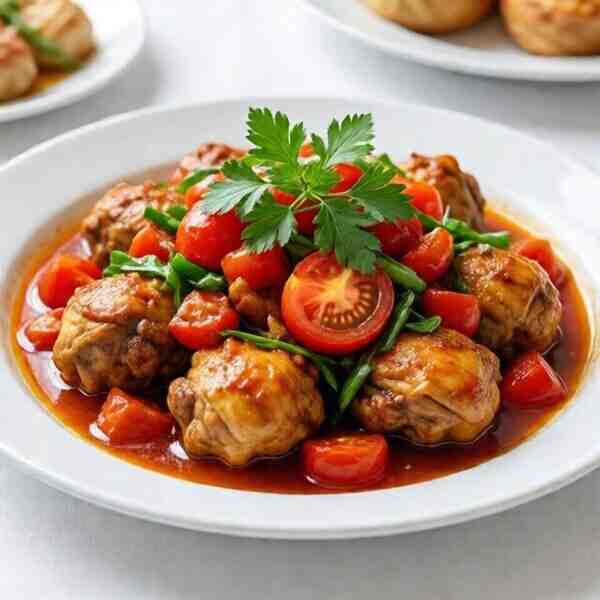 Чахохбили из курицы с помидорами