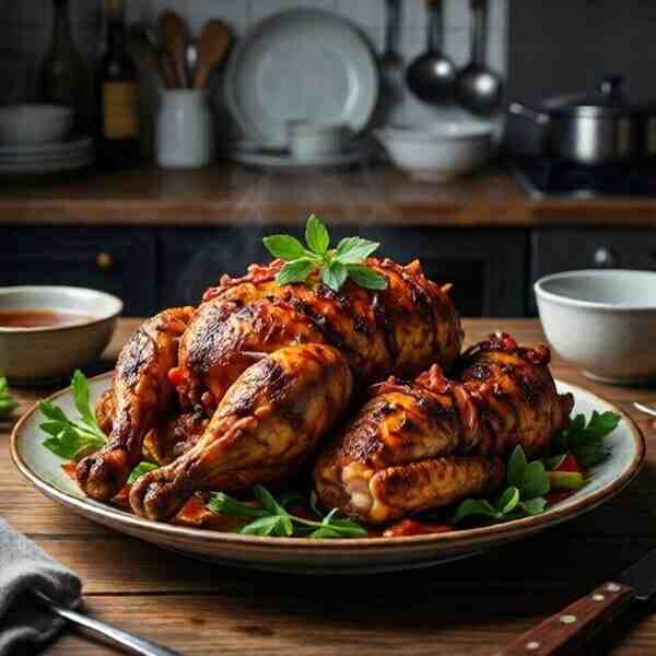 Шашлык погрузински из курицы